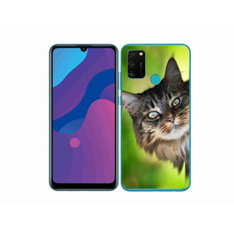 Gelový kryt mmCase na mobil Honor 9A - kočka 3