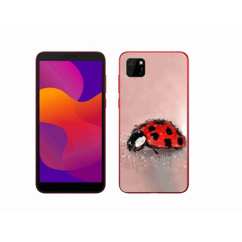 Gelový kryt mmCase na mobil Honor 9S - beruška