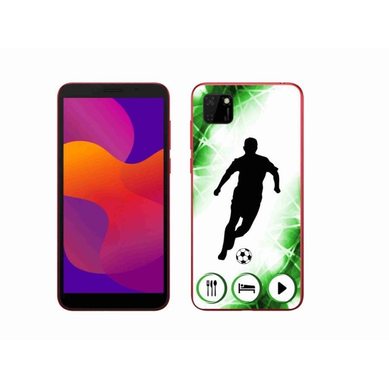 Gelový kryt mmCase na mobil Honor 9S - fotbalista