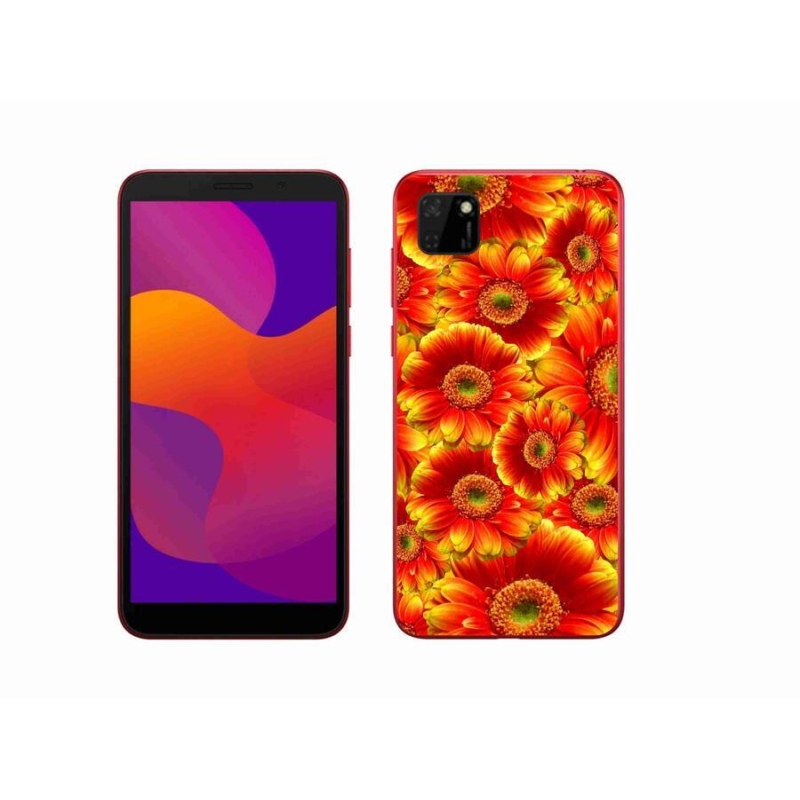 Gelový kryt mmCase na mobil Honor 9S - gerbera 1