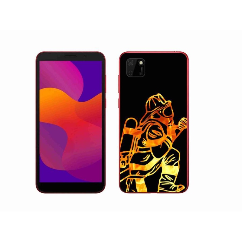 Gelový kryt mmCase na mobil Honor 9S - hasič 1