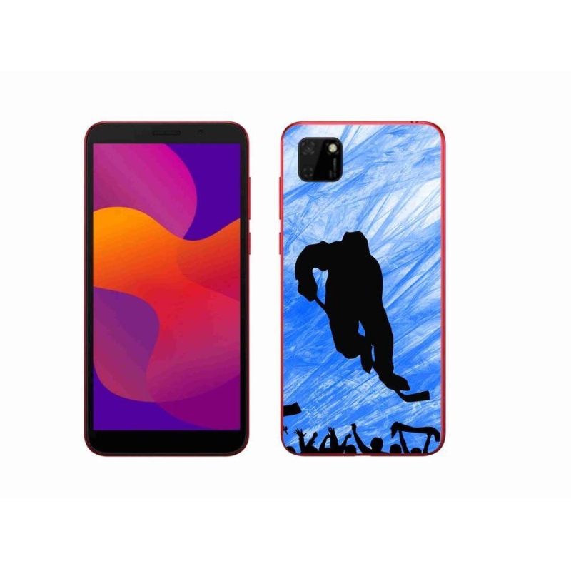 Gelový kryt mmCase na mobil Honor 9S - hokejový hráč