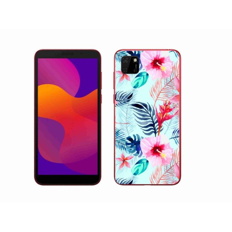 Gelový kryt mmCase na mobil Honor 9S - květiny