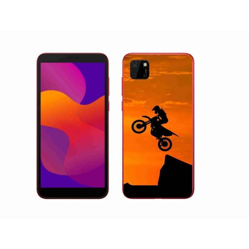 Gelový kryt mmCase na mobil Honor 9S - motocross
