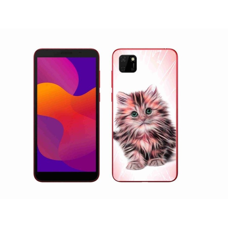 Gelový kryt mmCase na mobil Honor 9S - roztomilé kotě