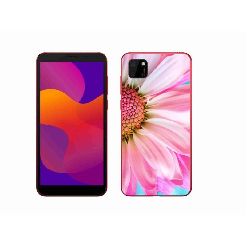 Gelový kryt mmCase na mobil Honor 9S - růžová květina