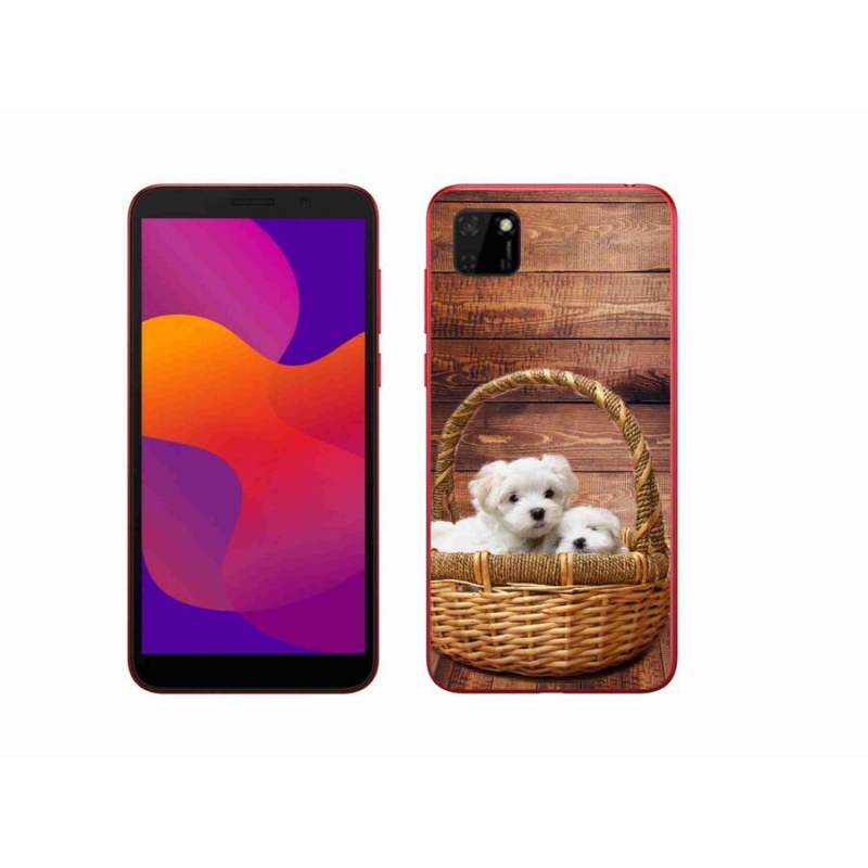 Gelový kryt mmCase na mobil Honor 9S - štěňátka