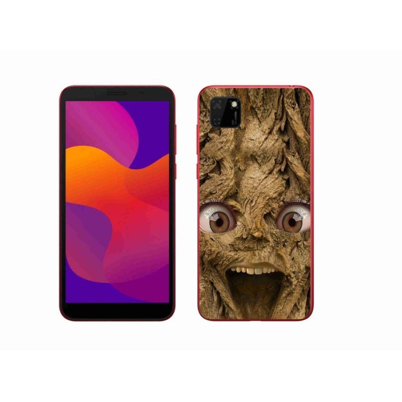 Gelový kryt mmCase na mobil Honor 9S - veselý strom s očima