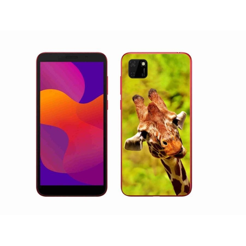 Gelový kryt mmCase na mobil Honor 9S - žirafa