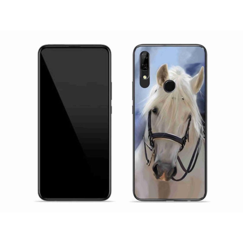 Gelový kryt mmCase na mobil Honor 9X - bílý kůň