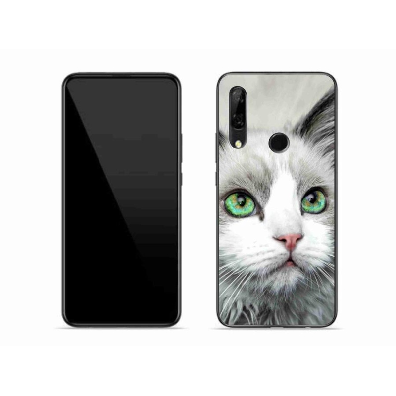 Gelový kryt mmCase na mobil Honor 9X - kočičí pohled