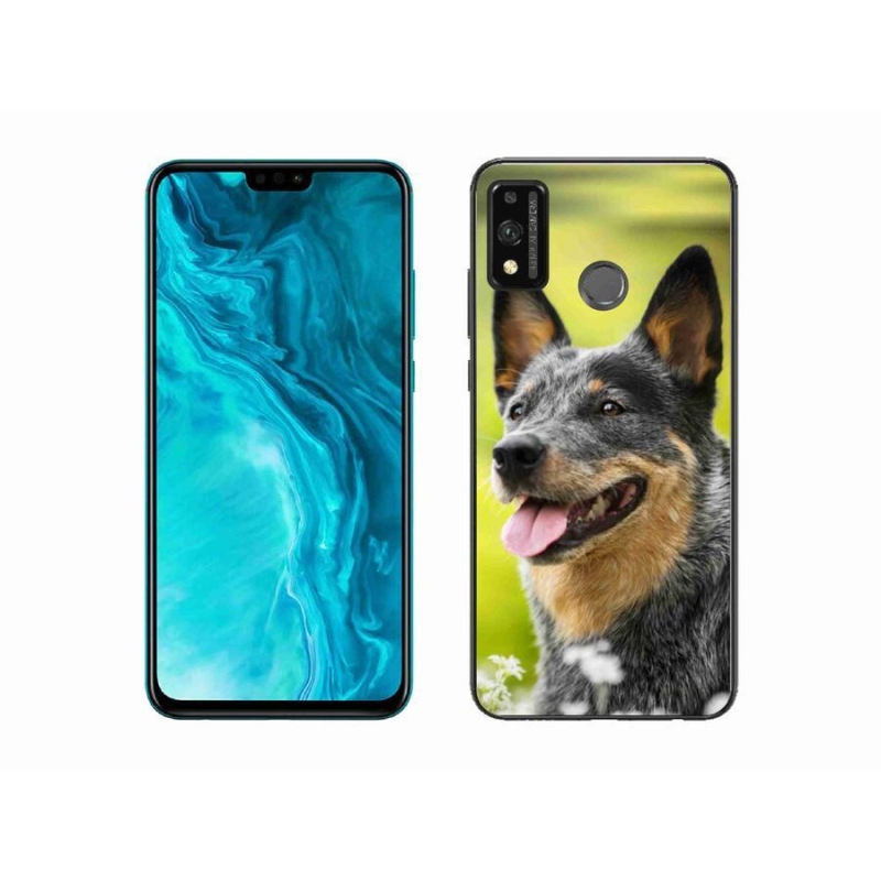 Gelový kryt mmCase na mobil Honor 9X Lite - australský honácký pes