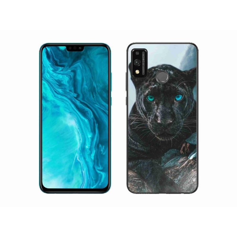 Gelový kryt mmCase na mobil Honor 9X Lite - černý panter