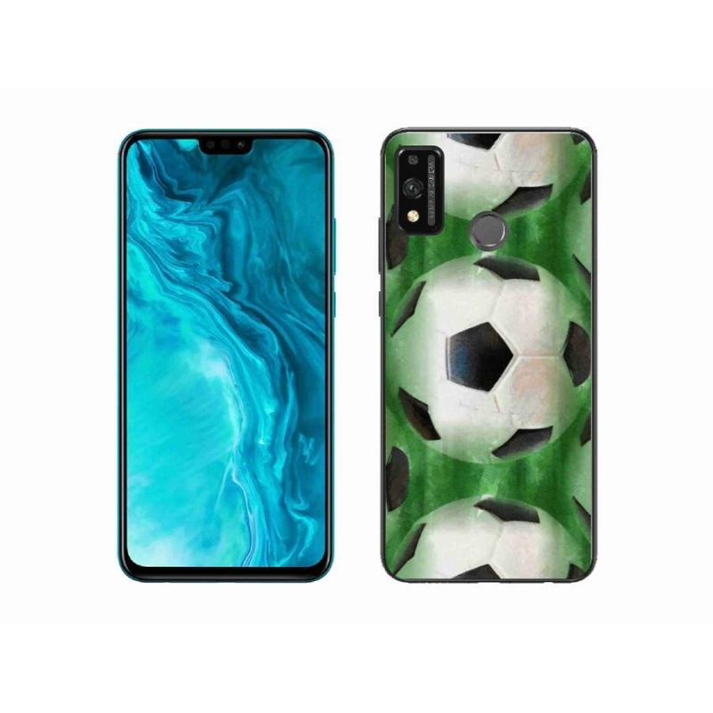 Gelový kryt mmCase na mobil Honor 9X Lite - fotbalový míč