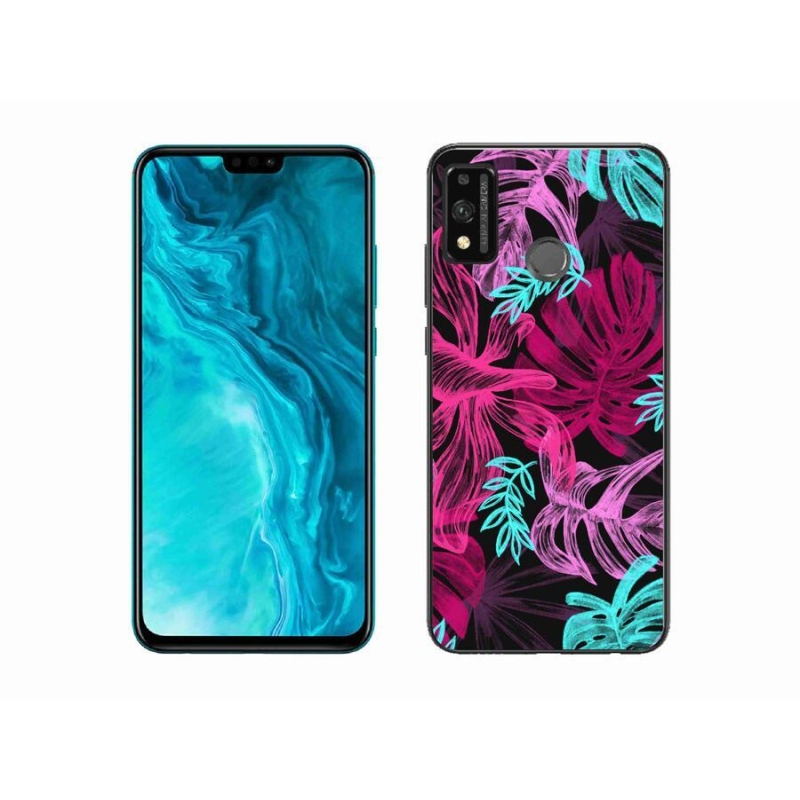Gelový kryt mmCase na mobil Honor 9X Lite - květiny 1