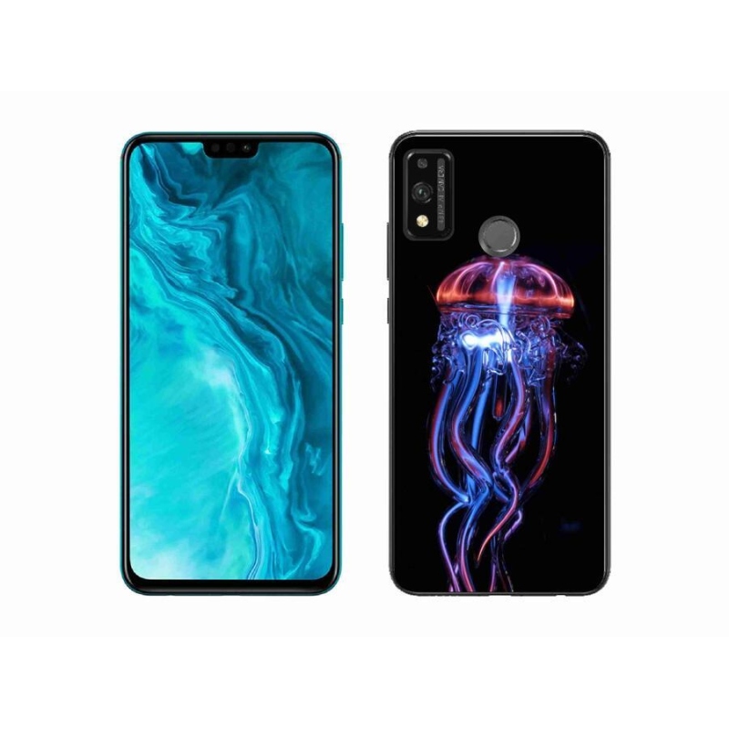 Gelový kryt mmCase na mobil Honor 9X Lite - medúza