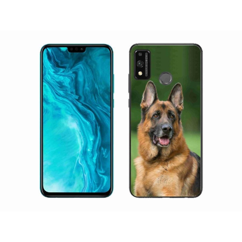 Gelový kryt mmCase na mobil Honor 9X Lite - německý ovčák