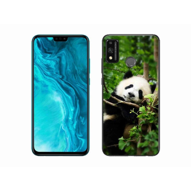 Gelový kryt mmCase na mobil Honor 9X Lite - panda