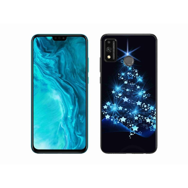 Gelový kryt mmCase na mobil Honor 9X Lite - vánoční stromek
