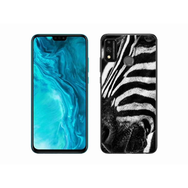 Gelový kryt mmCase na mobil Honor 9X Lite - zebra