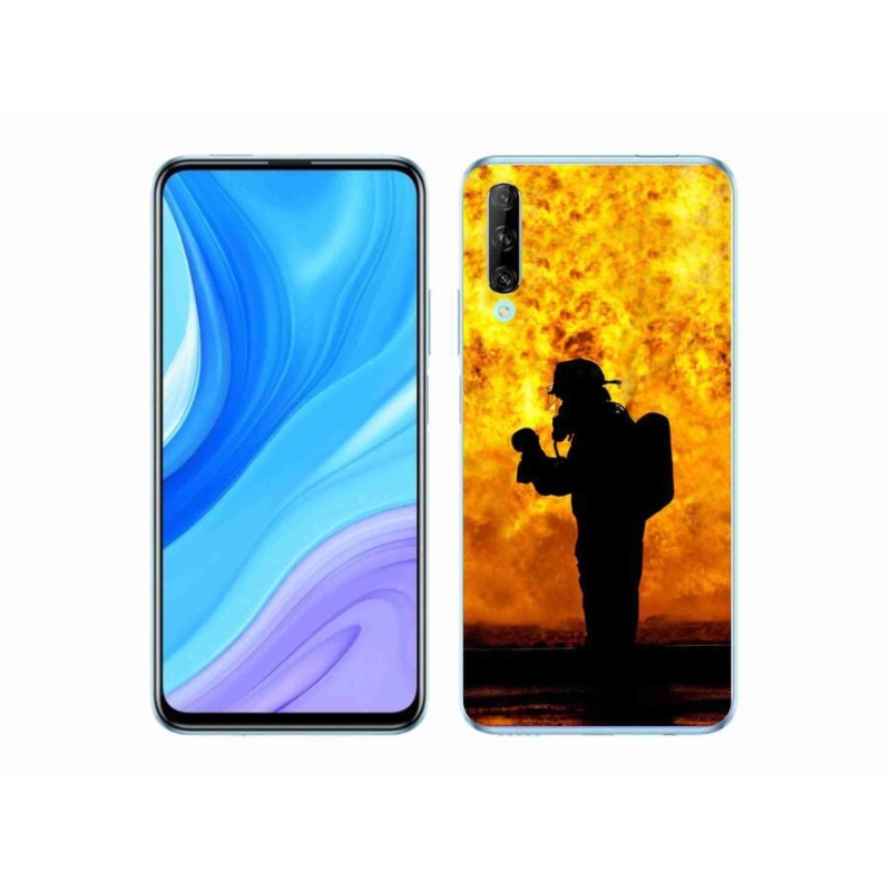 Gelový kryt mmCase na mobil Honor 9X Pro - hasič