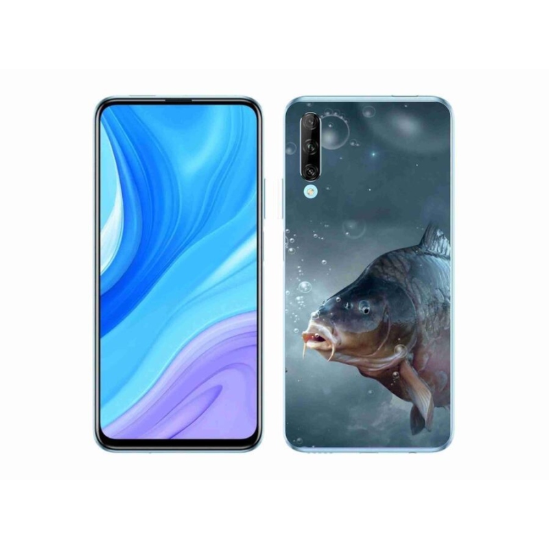 Gelový kryt mmCase na mobil Honor 9X Pro - kapr a bublinky