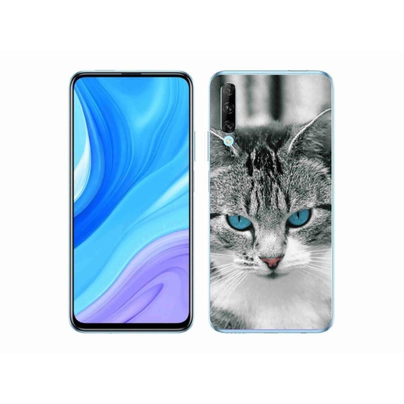 Gelový kryt mmCase na mobil Honor 9X Pro - kočičí pohled 1