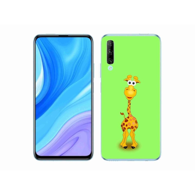 Gelový kryt mmCase na mobil Honor 9X Pro - kreslená žirafa