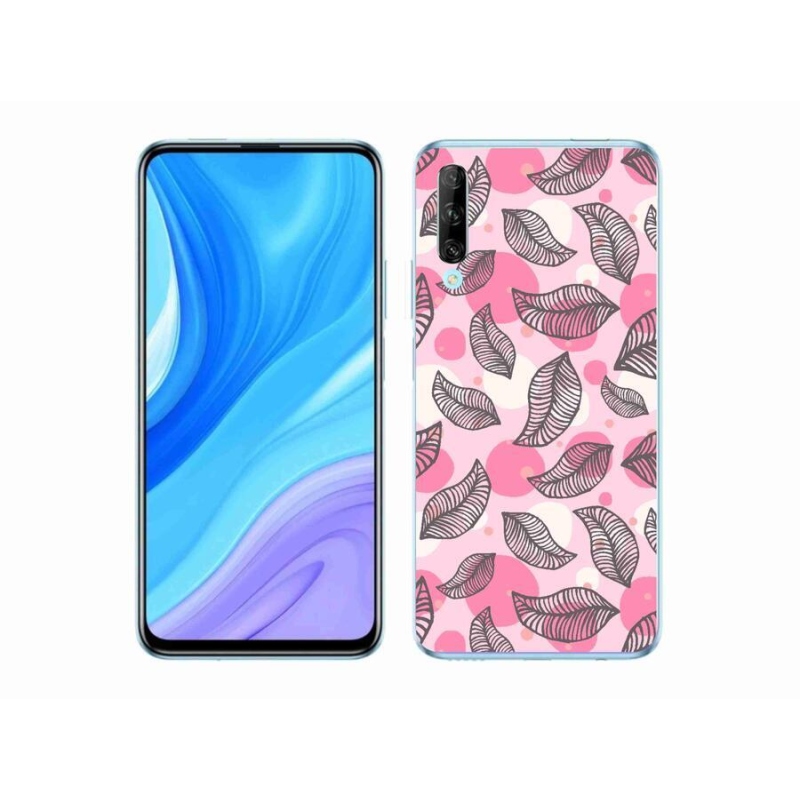 Gelový kryt mmCase na mobil Honor 9X Pro - kreslené padající listy
