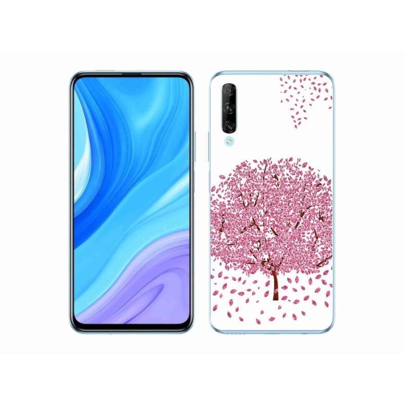Gelový kryt mmCase na mobil Honor 9X Pro - kreslený strom s listy