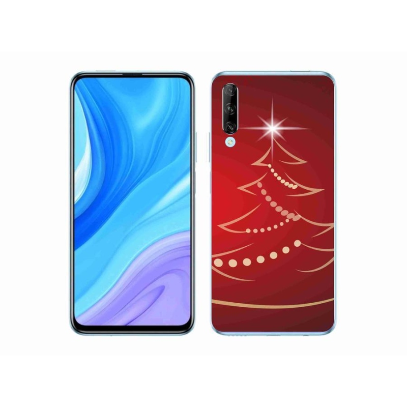 Gelový kryt mmCase na mobil Honor 9X Pro - kreslený vánoční stromek