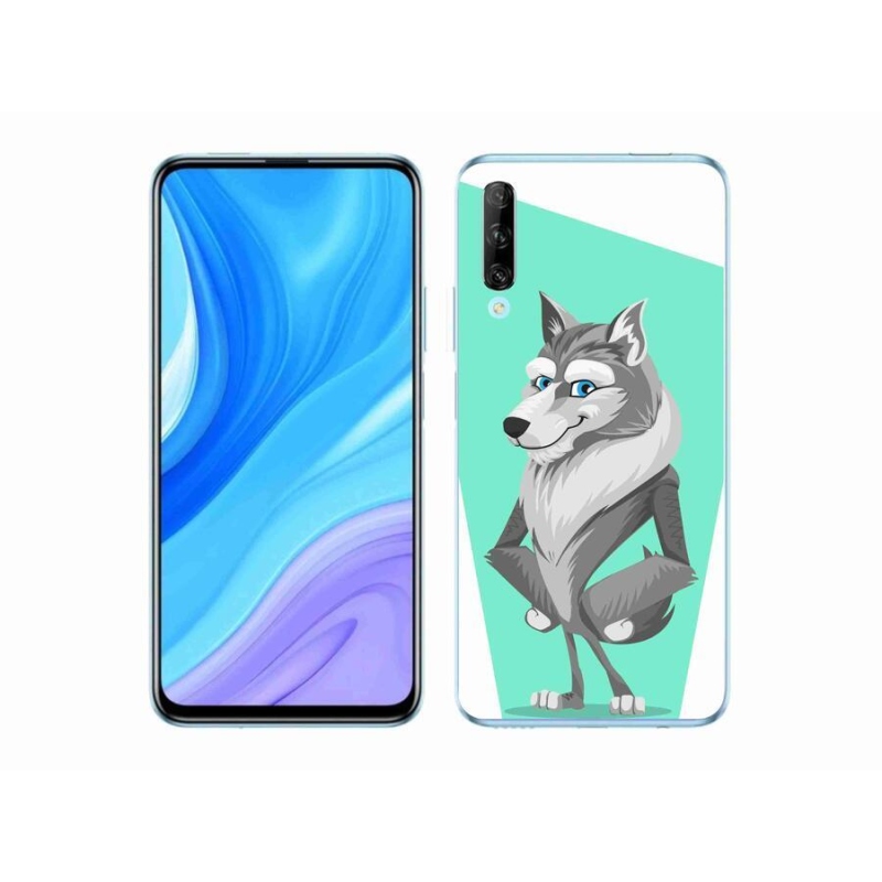 Gelový kryt mmCase na mobil Honor 9X Pro - kreslený vlk