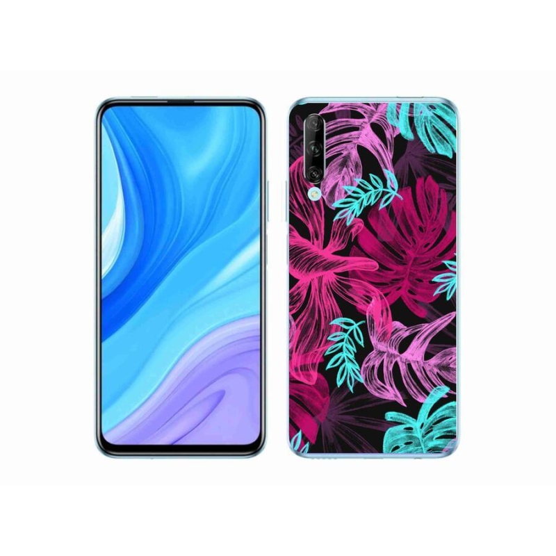 Gelový kryt mmCase na mobil Honor 9X Pro - květiny 1