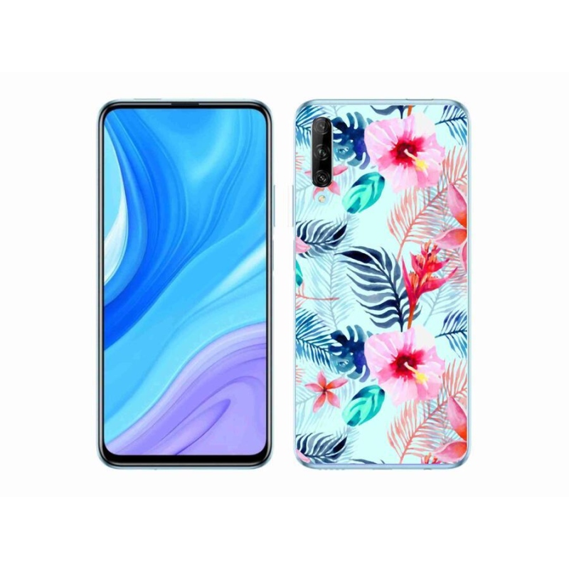 Gelový kryt mmCase na mobil Honor 9X Pro - květiny