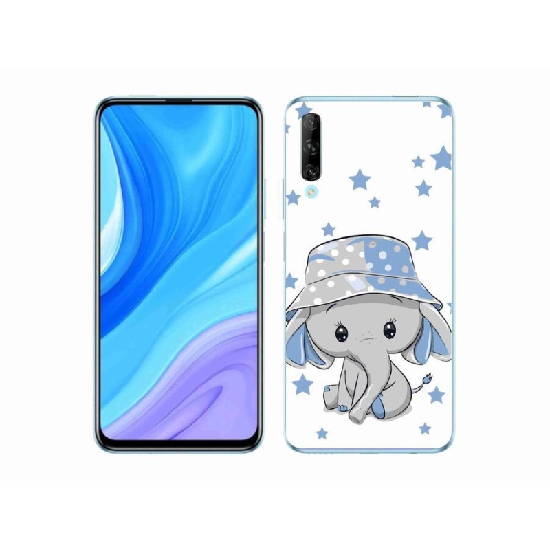 Gelový kryt mmCase na mobil Honor 9X Pro - modrý slon