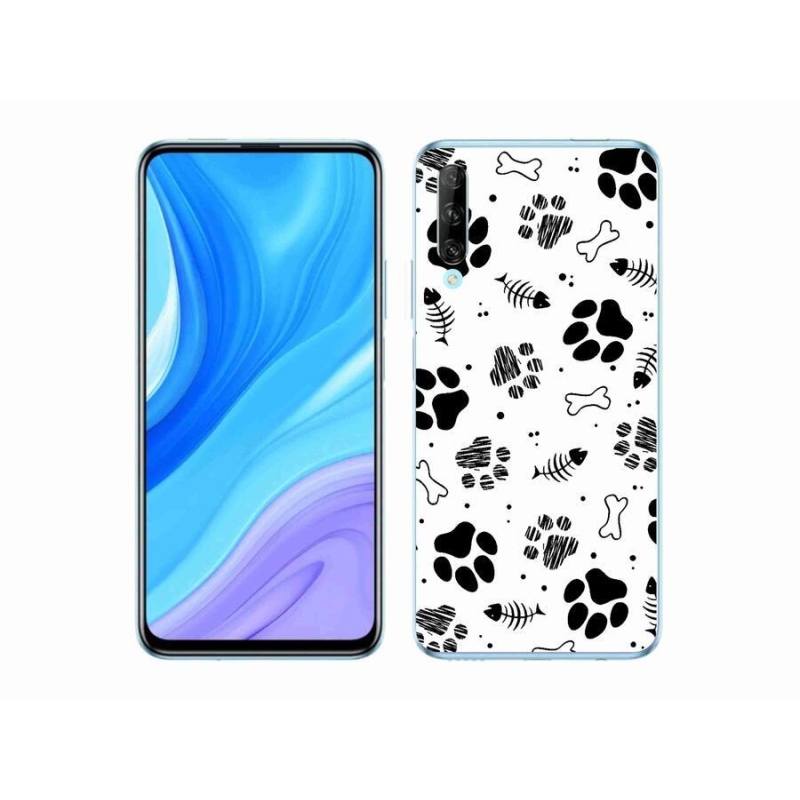 Gelový kryt mmCase na mobil Honor 9X Pro - psí tlapky 1