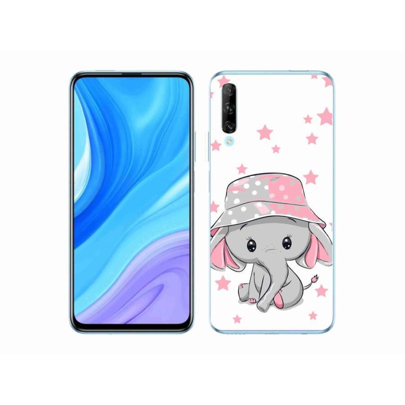 Gelový kryt mmCase na mobil Honor 9X Pro - růžový slon
