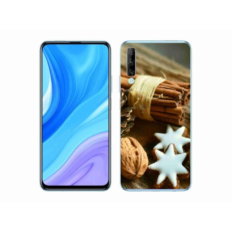 Gelový kryt mmCase na mobil Honor 9X Pro - skořice a perníčky