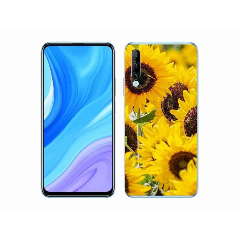 Gelový kryt mmCase na mobil Honor 9X Pro - slunečnice