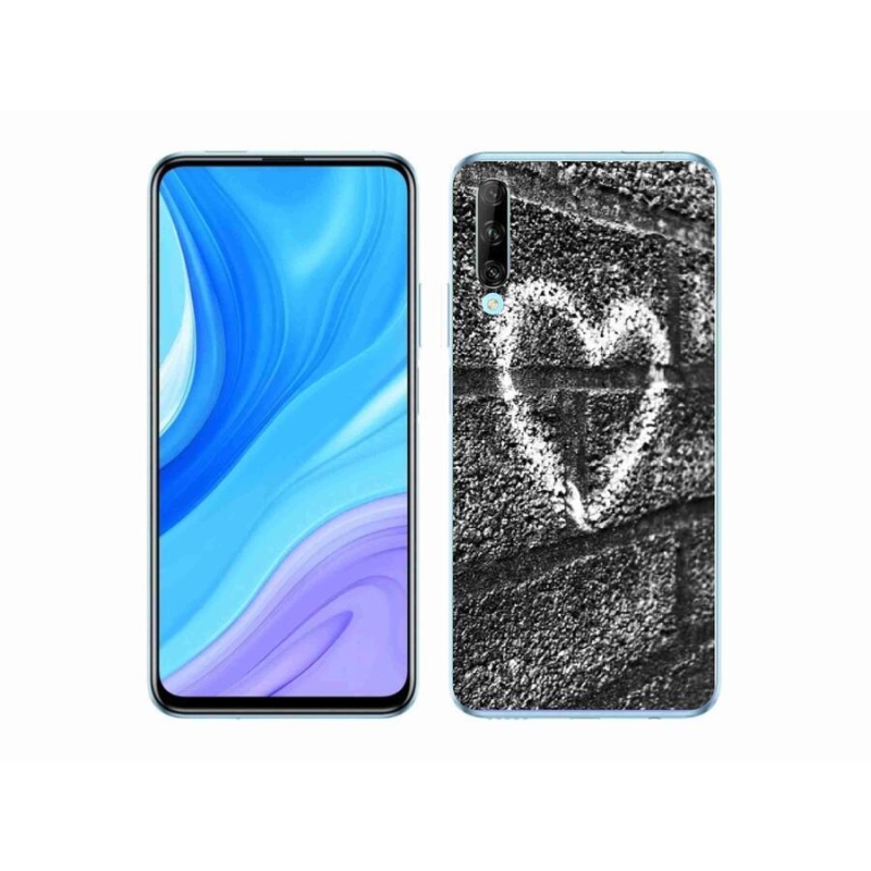 Gelový kryt mmCase na mobil Honor 9X Pro - srdce na zdi