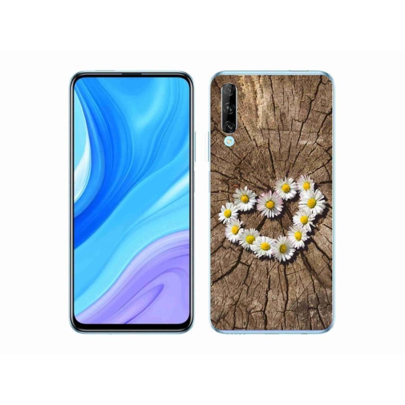 Gelový kryt mmCase na mobil Honor 9X Pro - srdce z kopretin
