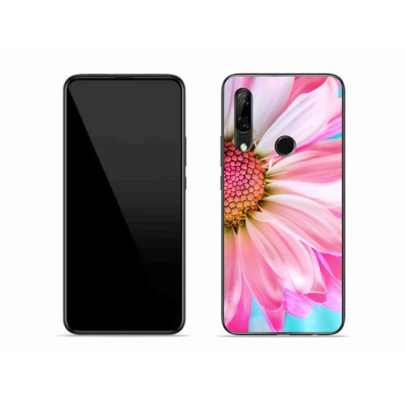 Gelový kryt mmCase na mobil Honor 9X - růžová květina