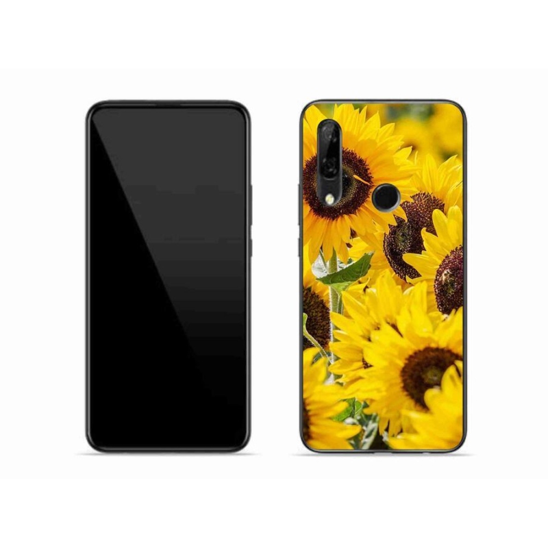 Gelový kryt mmCase na mobil Honor 9X - slunečnice