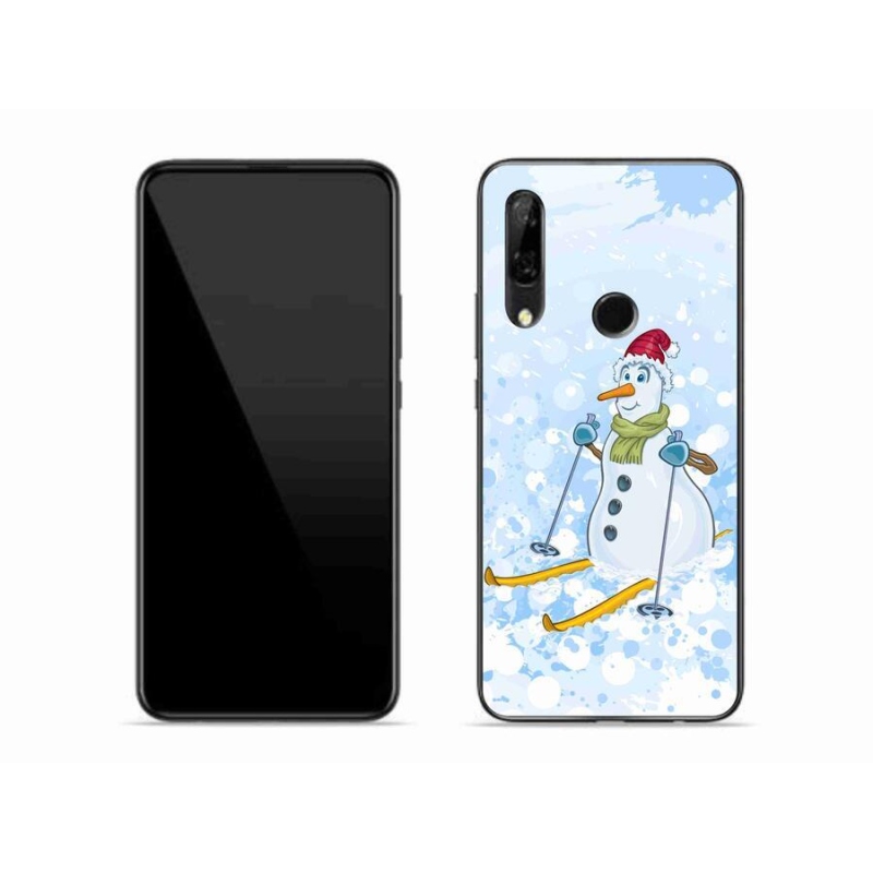 Gelový kryt mmCase na mobil Honor 9X - sněhulák