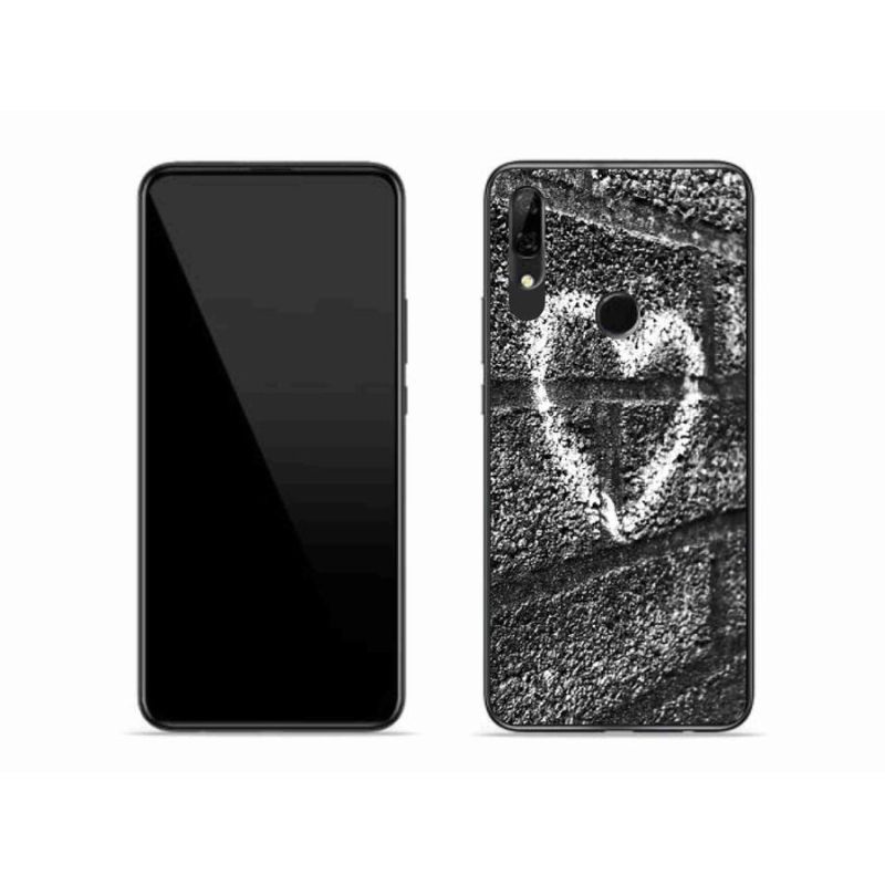 Gelový kryt mmCase na mobil Honor 9X - srdce na zdi