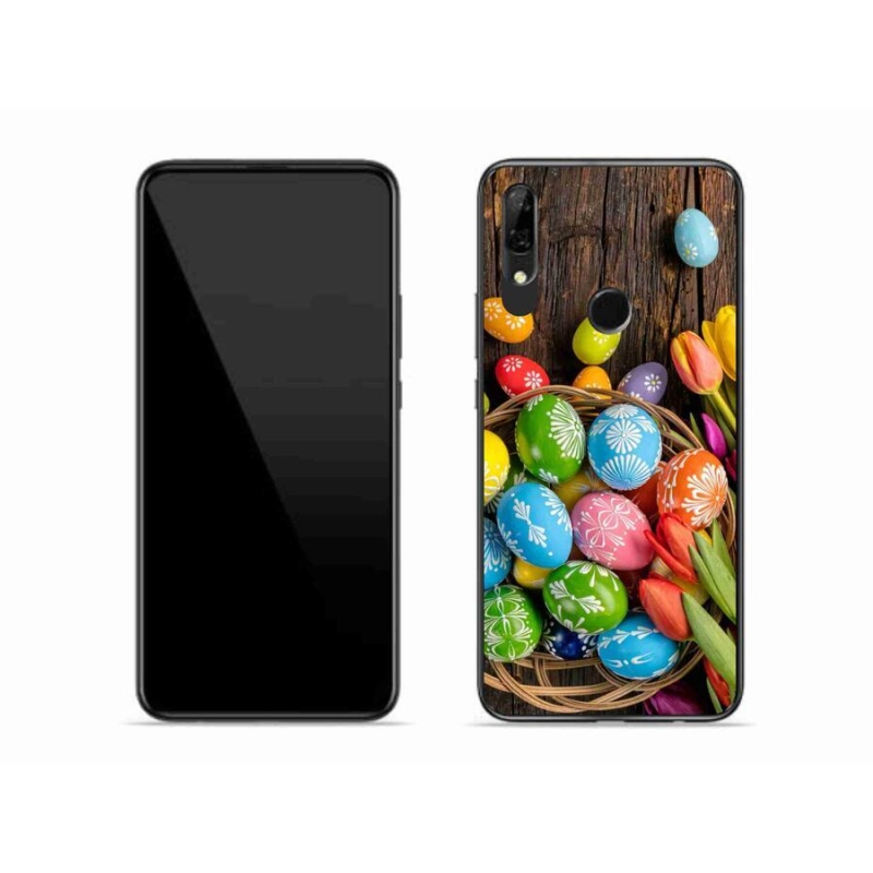 Gelový kryt mmCase na mobil Honor 9X - velikonoční vajíčka