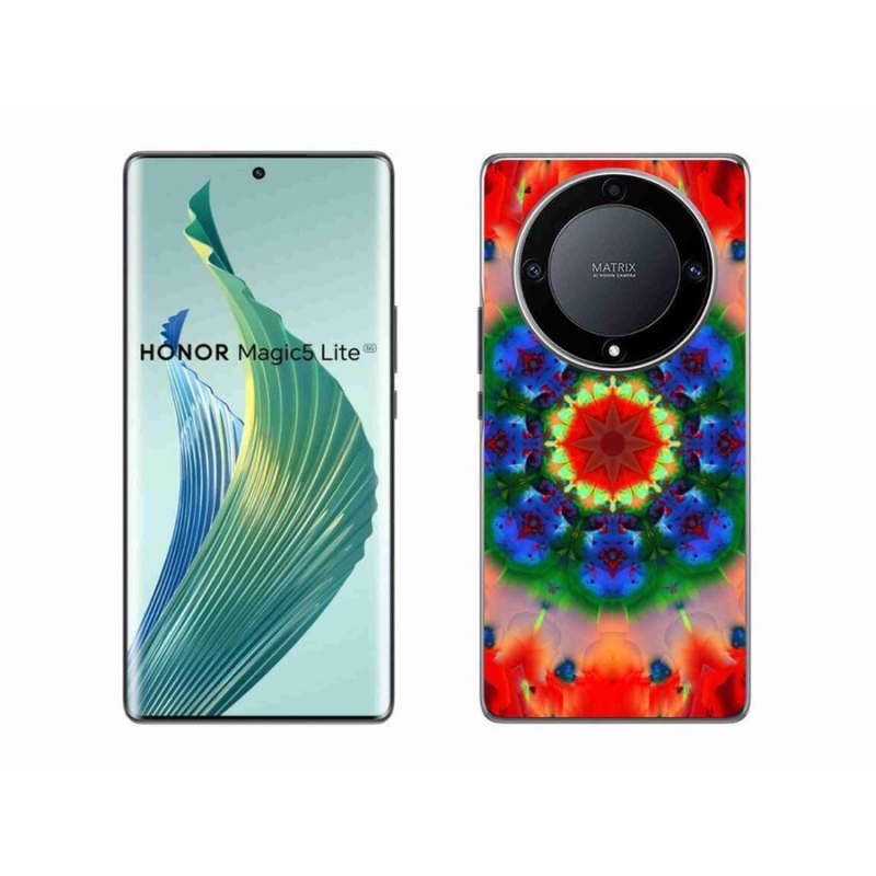 Gelový kryt mmCase na mobil Honor Magic 5 Lite 5G - abstrakt 5