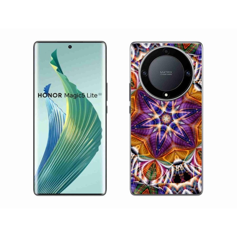 Gelový kryt mmCase na mobil Honor Magic 5 Lite 5G - abstrakt 6