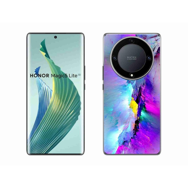 Gelový kryt mmCase na mobil Honor Magic 5 Lite 5G - abstrakt