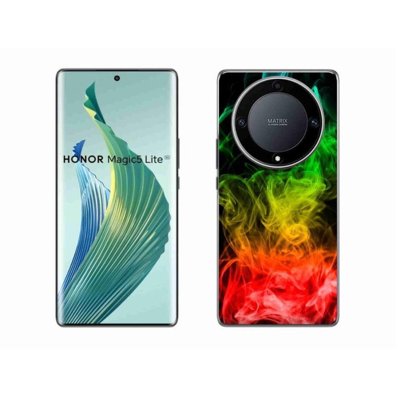 Gelový kryt mmCase na mobil Honor Magic 5 Lite 5G - abstraktní vzor 7